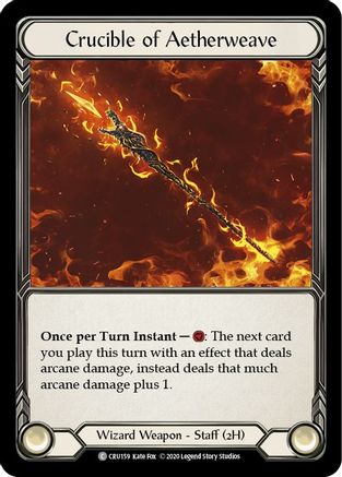 Image of Crucible of Aetherweave [CRU159] (Crucible of War)  1st Edition Normal