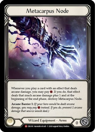 Image of Metacarpus Node [U-CRU161] (Crucible of War Unlimited)  Unlimited Rainbow Foil