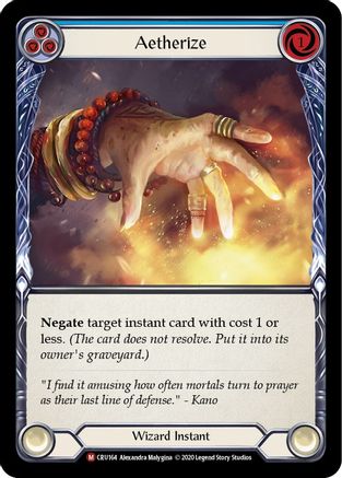 Image of Aetherize [CRU164] (Crucible of War)  1st Edition Rainbow Foil