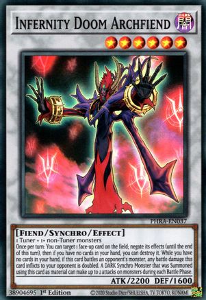 Image of Infernity Doom Archfiend [PHRA-EN037] Super Rare