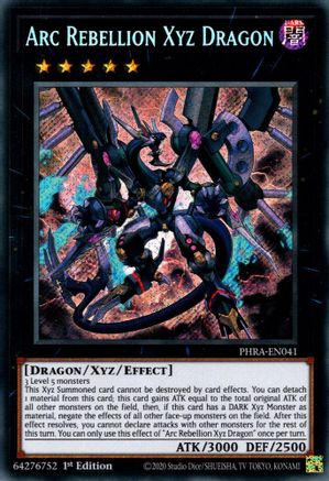 Image of Arc Rebellion Xyz Dragon [PHRA-EN041] Secret Rare