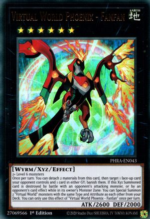 Image of Virtual World Phoenix - Fanfan [PHRA-EN043] Ultra Rare