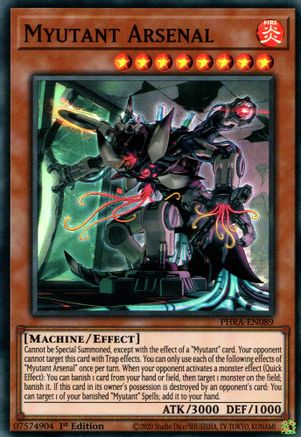 Image of Myutant Arsenal [PHRA-EN089] Super Rare