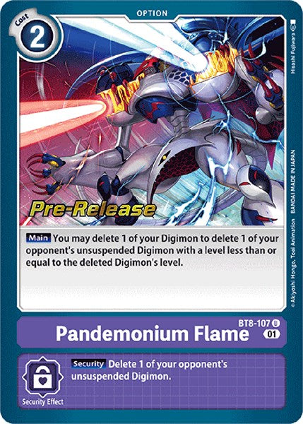 Image of Pandemonium Flame [BT8-107] [New Awakening Pre-Release Cards]