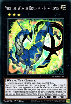 Image of Virtual World Dragon - Longlong [PHRA-EN098] Super Rare