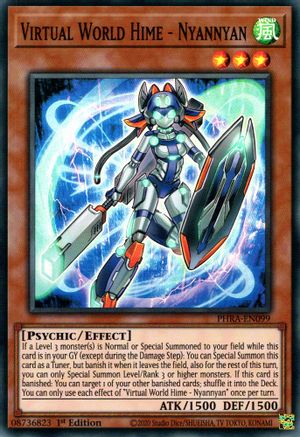 Image of Virtual World Hime - Nyannyan [PHRA-EN099] Super Rare