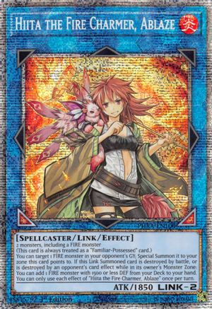 Image of Hiita the Fire Charmer, Ablaze (Starlight Rare) [PHRA-EN100] Starlight Rare