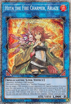 Hiita the Fire Charmer, Ablaze (Starlight Rare) [PHRA-EN100] Starlight Rare