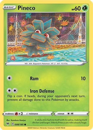 Image of Pineco (008/185) [Sword & Shield: Vivid Voltage]
