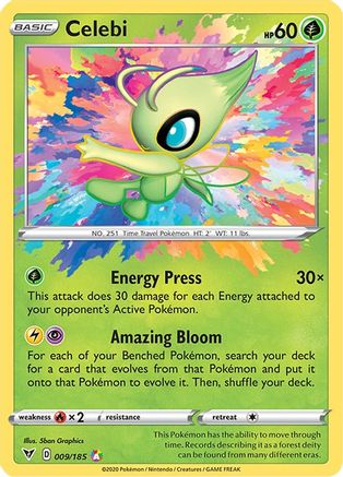 Image of Celebi (009/185) [Sword & Shield: Vivid Voltage]