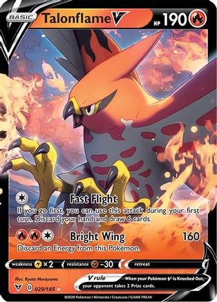 Image of Talonflame V (029/185) [Sword & Shield: Vivid Voltage]