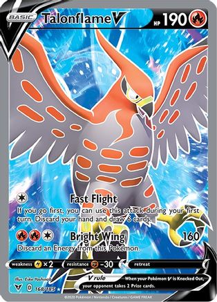 Image of Talonflame V (168/185) [Sword & Shield: Vivid Voltage]