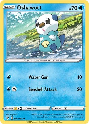Image of Oshawott (033/185) [Sword & Shield: Vivid Voltage]
