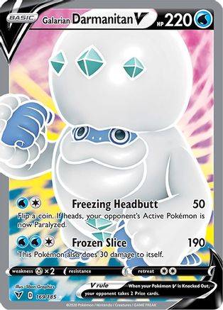 Image of Galarian Darmanitan V (169/185) [Sword & Shield: Vivid Voltage]