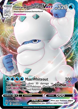 Image of Galarian Darmanitan VMAX (037/185) [Sword & Shield: Vivid Voltage]