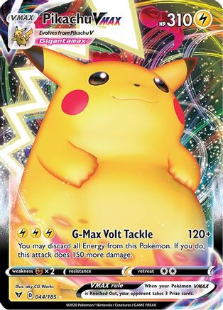 Image of Pikachu VMAX (044/185) [Sword & Shield: Vivid Voltage]