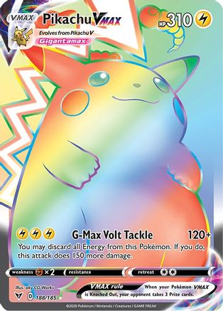 Image of Pikachu VMAX (188/185) [Sword & Shield: Vivid Voltage]