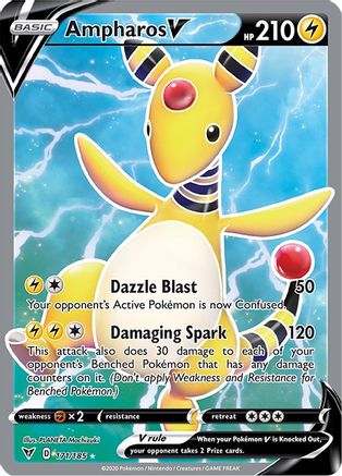 Image of Ampharos V (171/185) [Sword & Shield: Vivid Voltage]