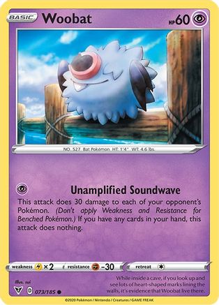 Image of Woobat (073/185) [Sword & Shield: Vivid Voltage]