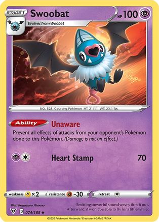 Image of Swoobat (074/185) [Sword & Shield: Vivid Voltage]