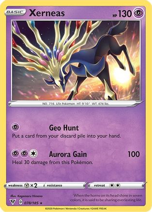 Image of Xerneas (078/185) [Sword & Shield: Vivid Voltage]