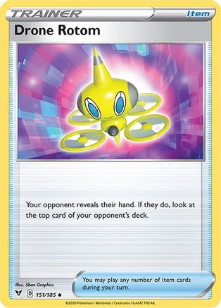 Image of Drone Rotom (151/185) [Sword & Shield: Vivid Voltage]