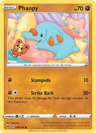 Image of Phanpy (086/185) [Sword & Shield: Vivid Voltage]