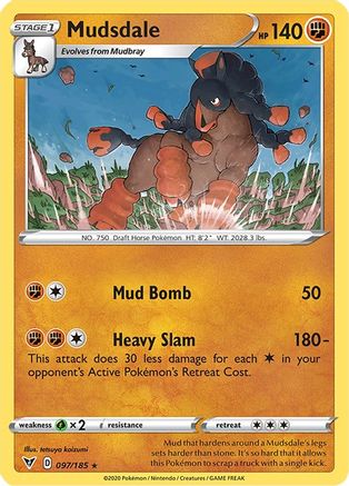 Image of Mudsdale (097/185) [Sword & Shield: Vivid Voltage]