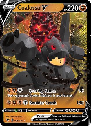 Image of Coalossal V (098/185) [Sword & Shield: Vivid Voltage]