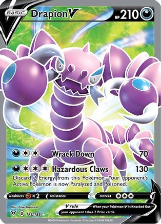 Image of Drapion V (175/185) [Sword & Shield: Vivid Voltage]