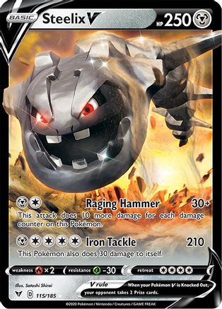 Image of Steelix V (115/185) [Sword & Shield: Vivid Voltage]