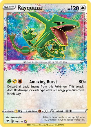 Image of Rayquaza (138/185) [Sword & Shield: Vivid Voltage]