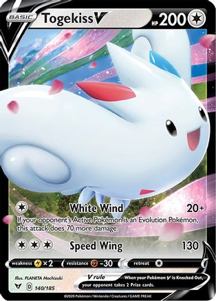 Image of Togekiss V (140/185) [Sword & Shield: Vivid Voltage]