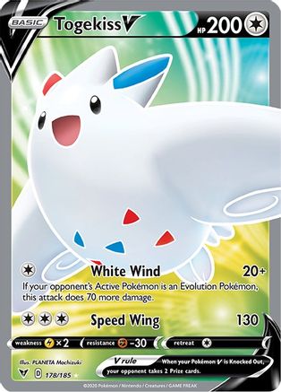 Image of Togekiss V (178/185) [Sword & Shield: Vivid Voltage]