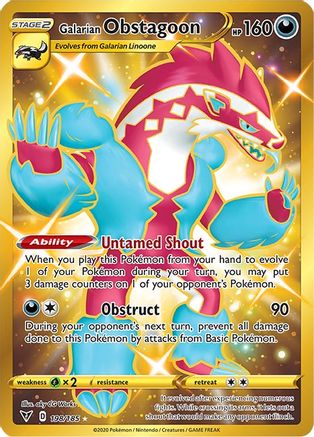 Image of Galarian Obstagoon (198/185) [Sword & Shield: Vivid Voltage]