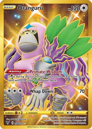 Image of Oranguru (199/185) [Sword & Shield: Vivid Voltage]