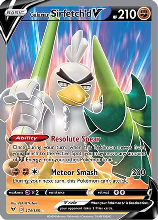 Image of Galarian Sirfetch'd V (174/185) [Sword & Shield: Vivid Voltage]