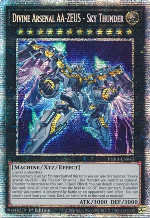 Image of Divine Arsenal AA-ZEUS - Sky Thunder (Starlight Rare) [PHRA-EN045] Starlight Rare