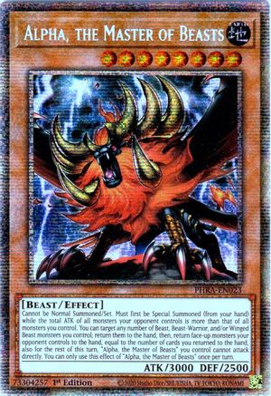 Image of Alpha, the Master of Beasts (Starlight Rare) [PHRA-EN023] Starlight Rare
