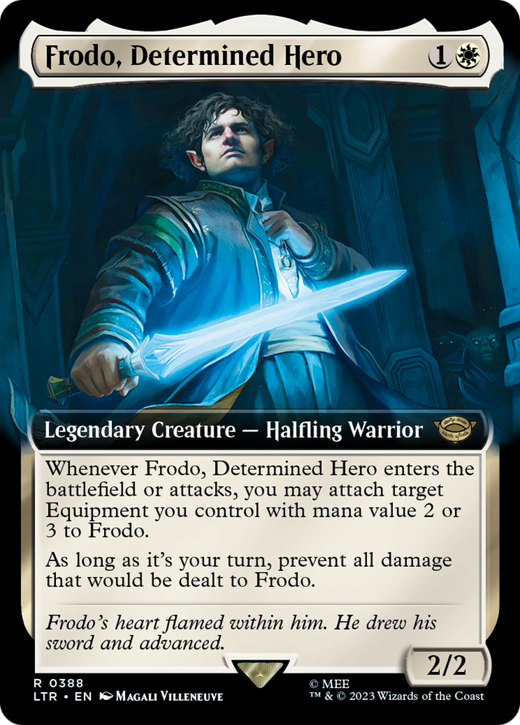 Image of Frodo, Determined Hero (Extended Art) [The Lord of the Rings: Tales of Middle-Earth]