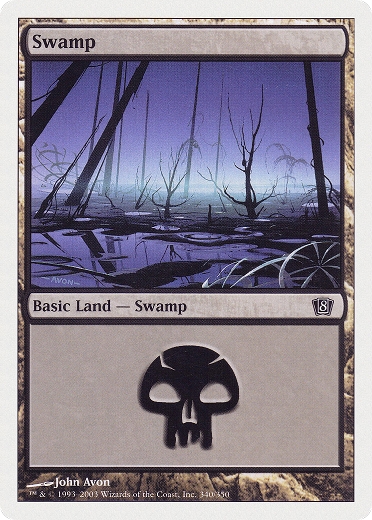 Image of Swamp (340) [Eighth Edition]