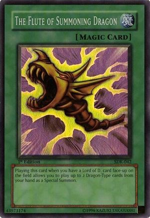 Image of The Flute of Summoning Dragon [SDK-042] Super Rare