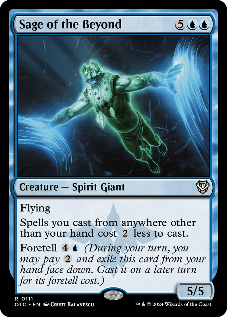 Image of Sage of the Beyond [Outlaws of Thunder Junction Commander]