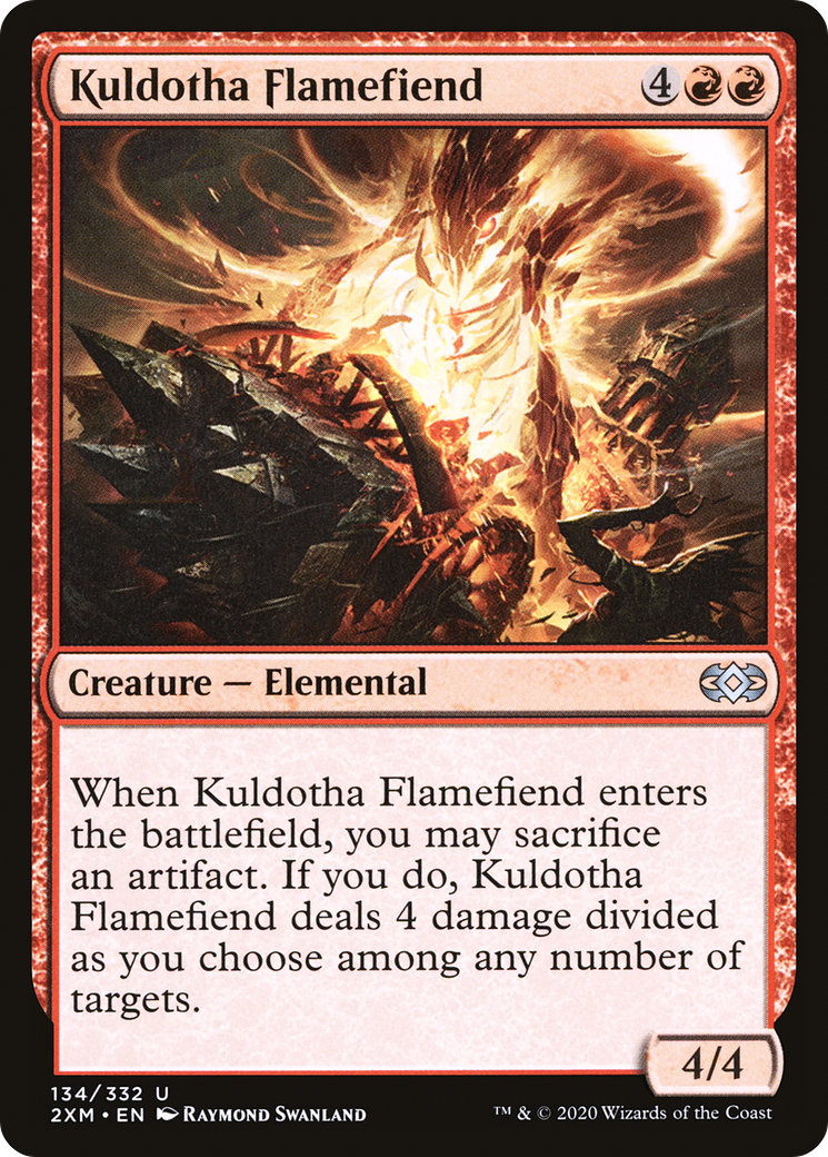Image of Kuldotha Flamefiend [Double Masters]