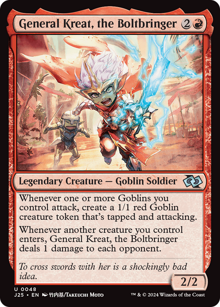 Image of General Kreat, the Boltbringer (Anime) [Foundations Jumpstart]