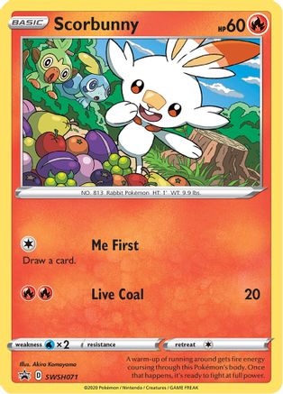 Image of Scorbunny (SWSH071) [Sword & Shield: Black Star Promos]