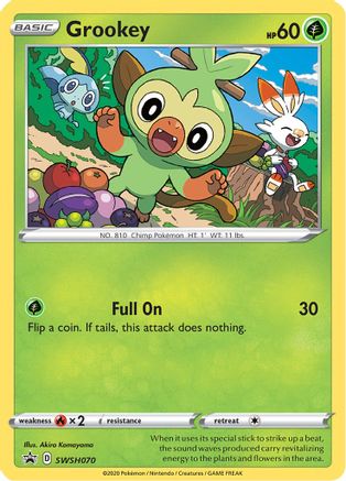 Image of Grookey (SWSH070) [Sword & Shield: Black Star Promos]