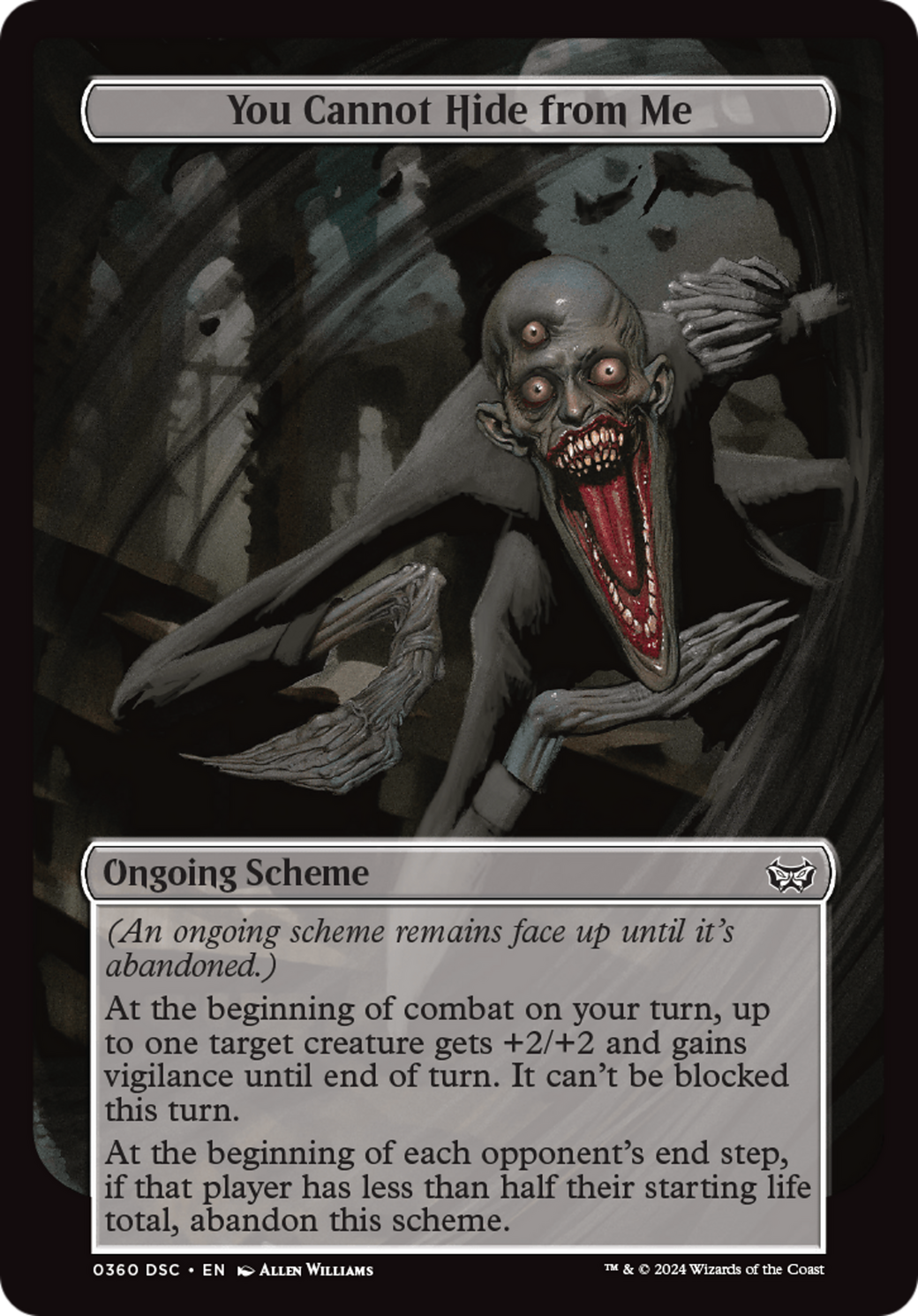 Image of You Cannot Hide from Me (Full Art) [Duskmourn: Archenemy]