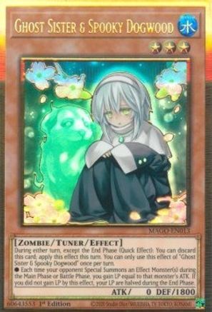 Image of Ghost Sister & Spooky Dogwood [MAGO-EN013] Gold Rare