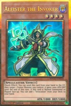 Image of Aleister the Invoker (Alternate Art) [MAGO-EN016] Gold Rare